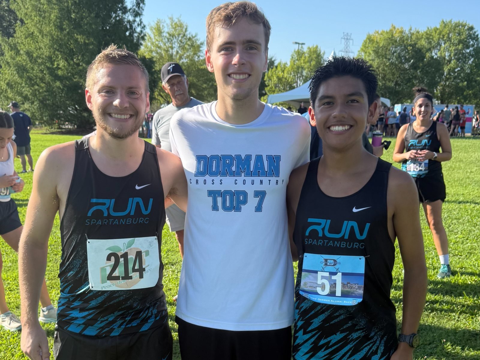 Three Run Spartanburg runners together after a local cross country race
